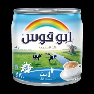 حليب أبو قوس مبخر قليل الدسم - علبة صغيرة