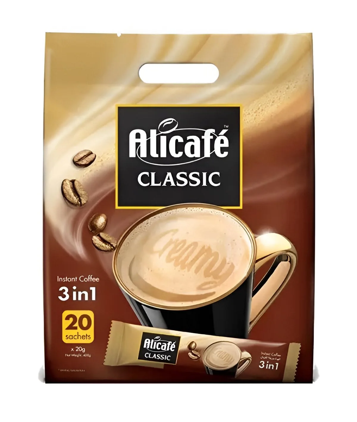 Ali Café Classic 3-in-1 Instant Coffee Mix (20 Sachets)