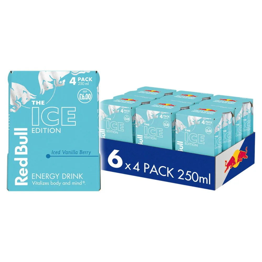 Red Bull Vanilla Edition Energy Drink 250ml - Carton