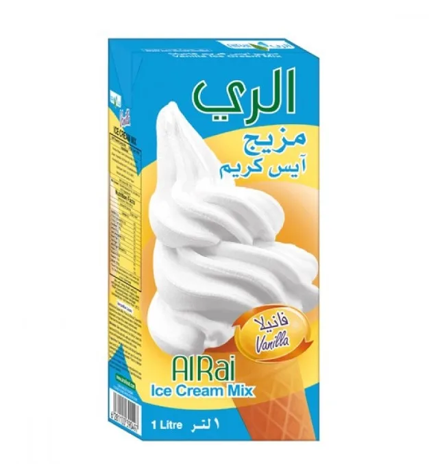 مزيج آيس كريم فانيليا بيضاء 1 لتر - كرتون 12