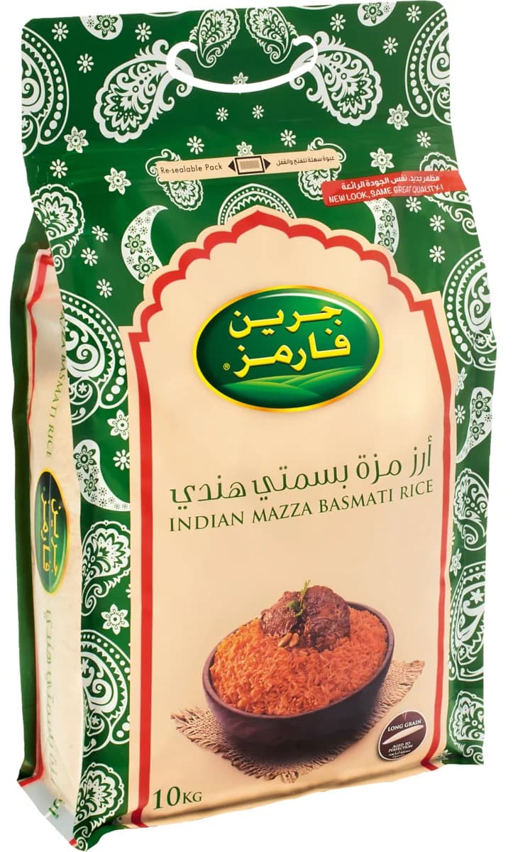 أرز جرين فارمز مزة بسمتي هندي 10 كجم