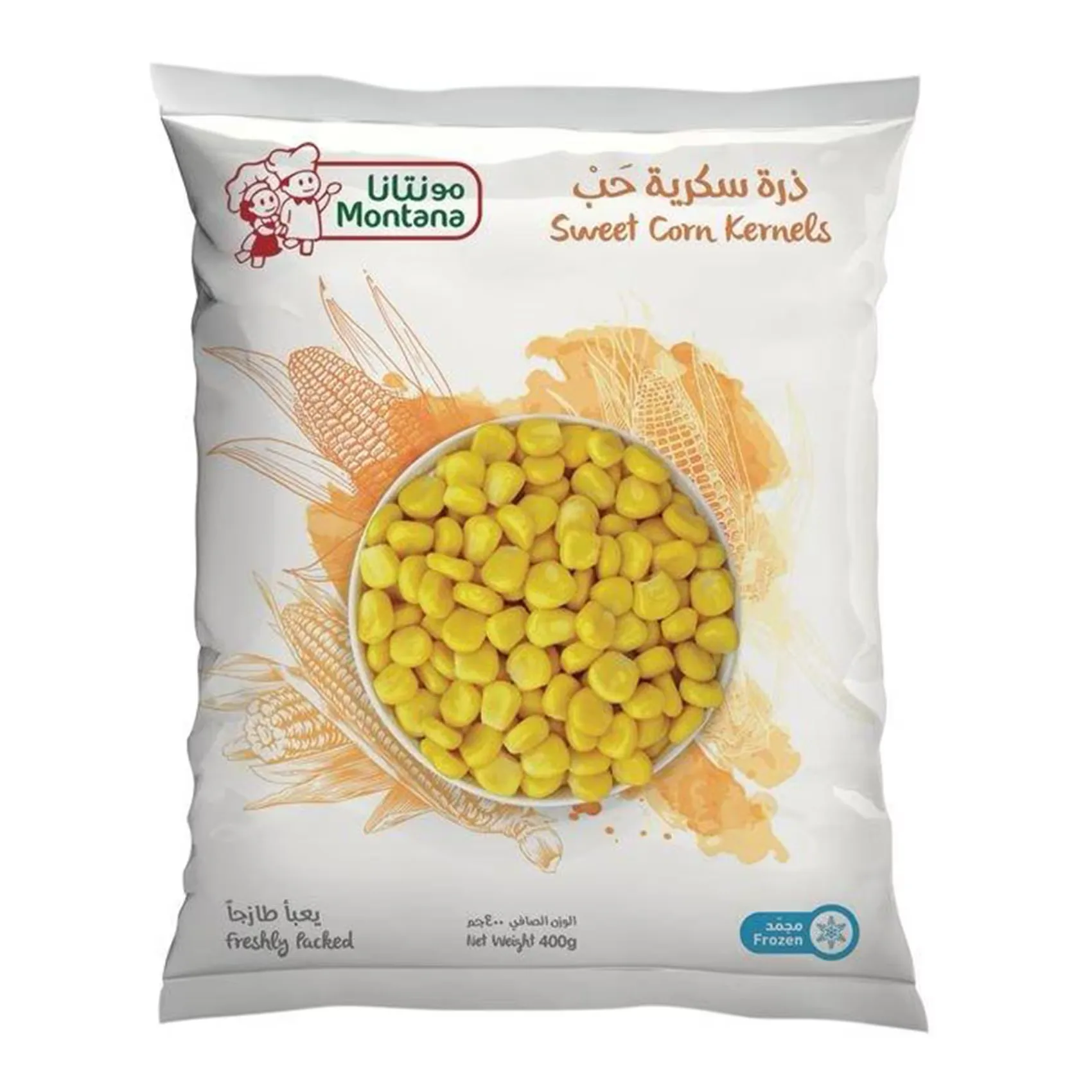 ذرة حبوب مجمدة مونتانا 20 × 400 جم